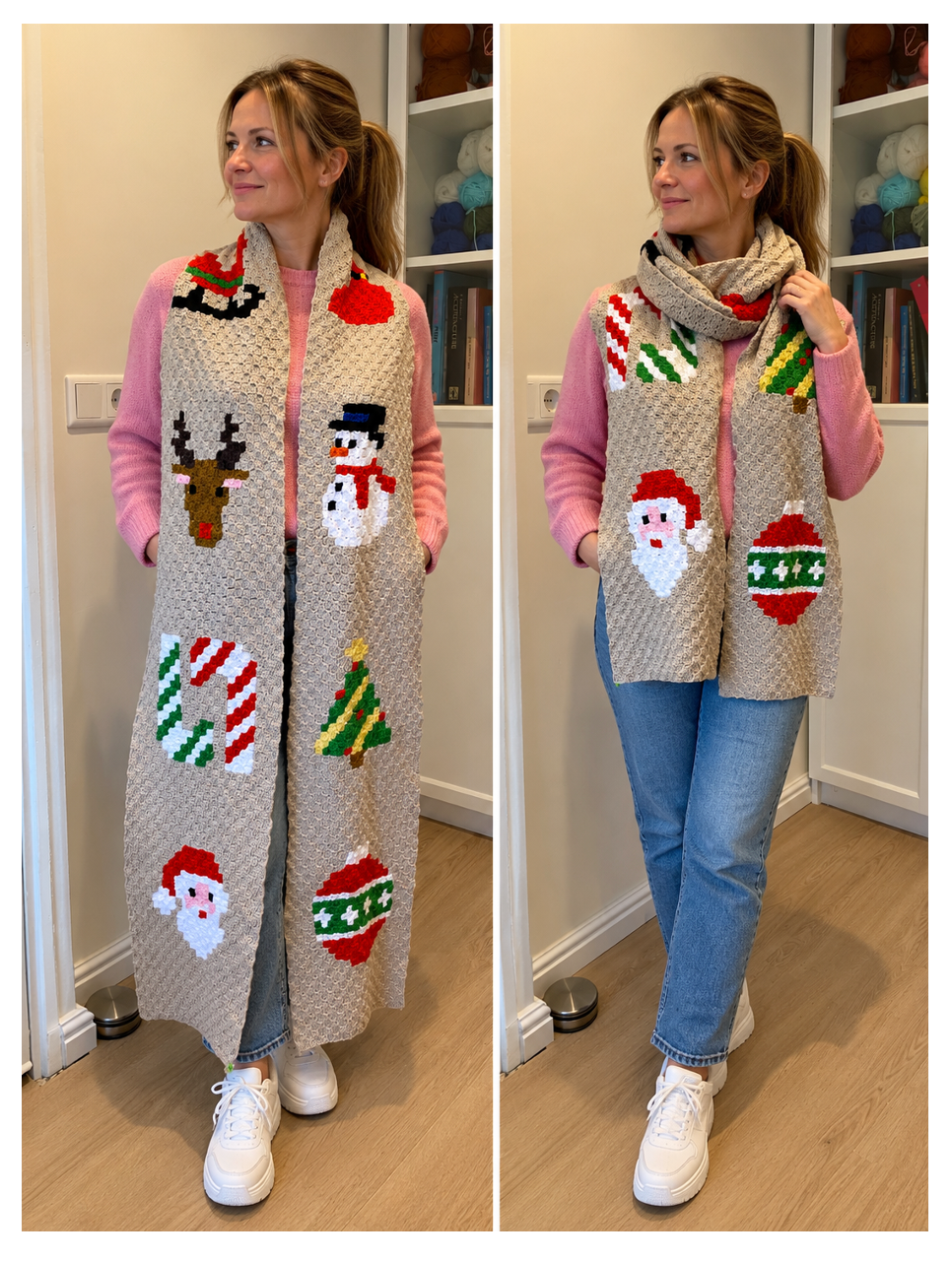 🎄 Een kerstsjaal als Sinterklaascadeautje!