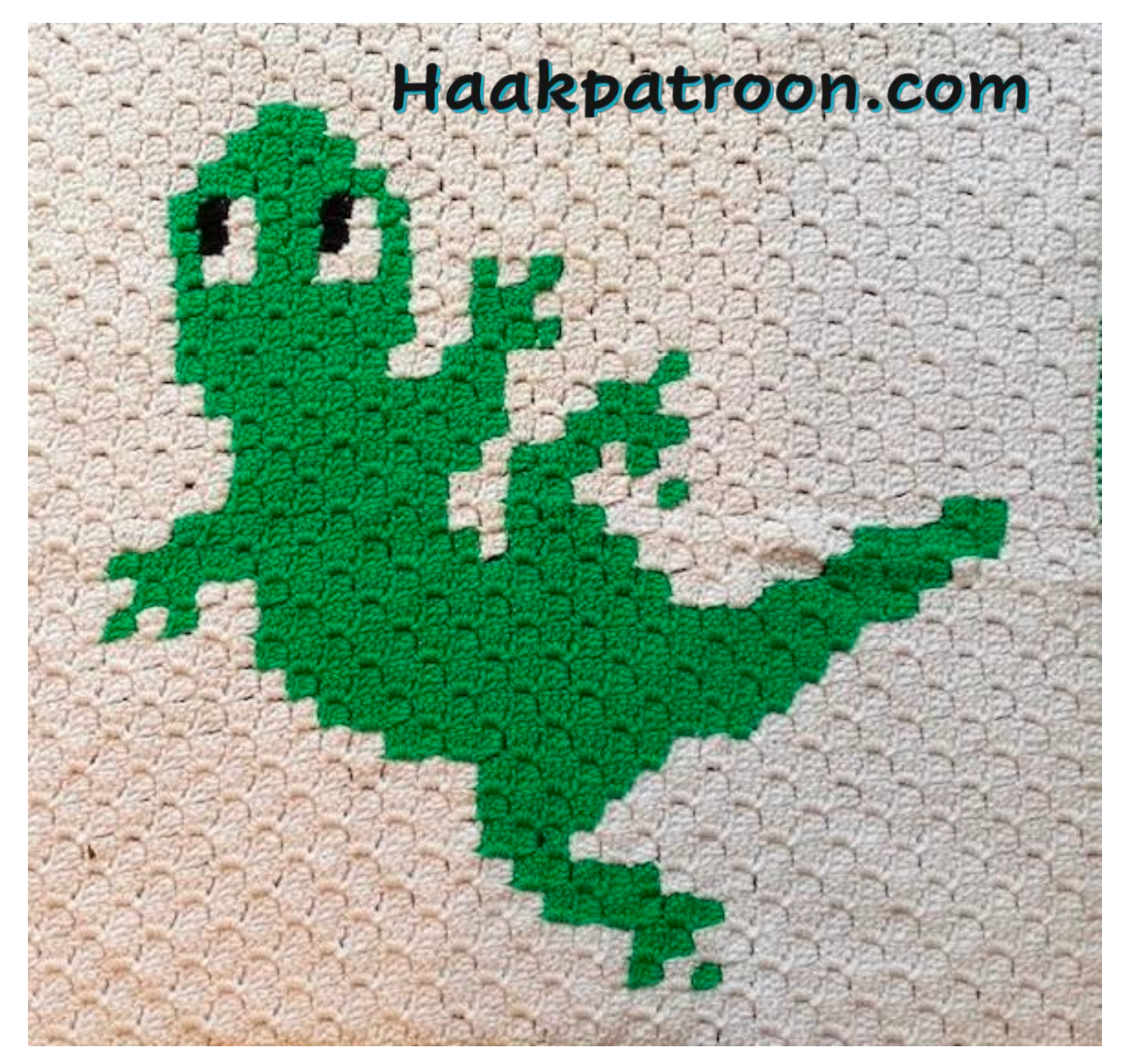 Haakpatroon Babydeken Salamander 66cm x 66cm (B14)