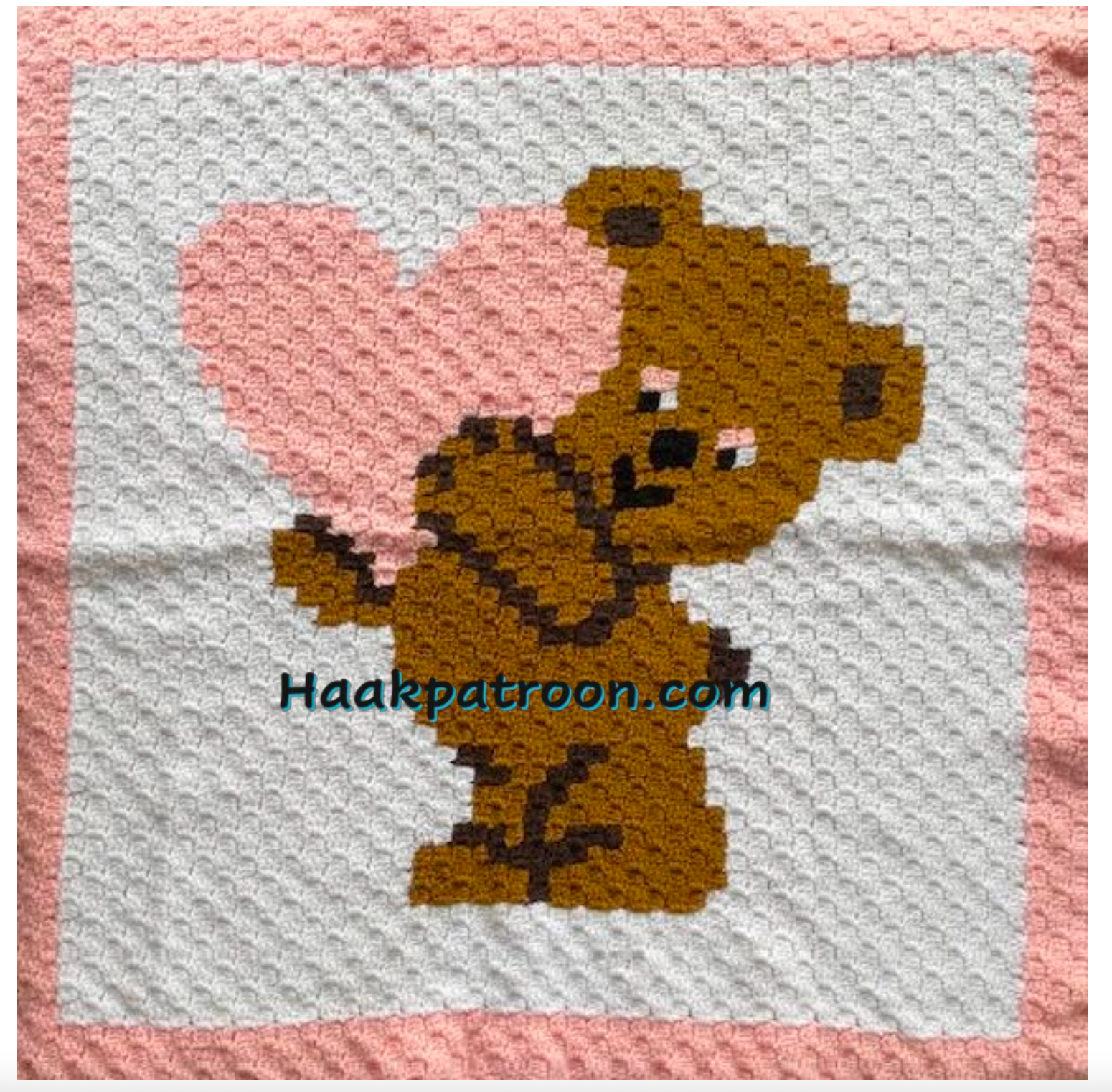 Haakpatroon voor Babygirl Babydeken 69cm x 70cm (B2)
