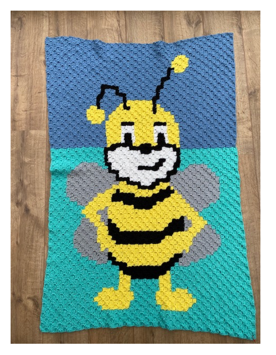 "Corner to corner animalblanket crochet pattern"