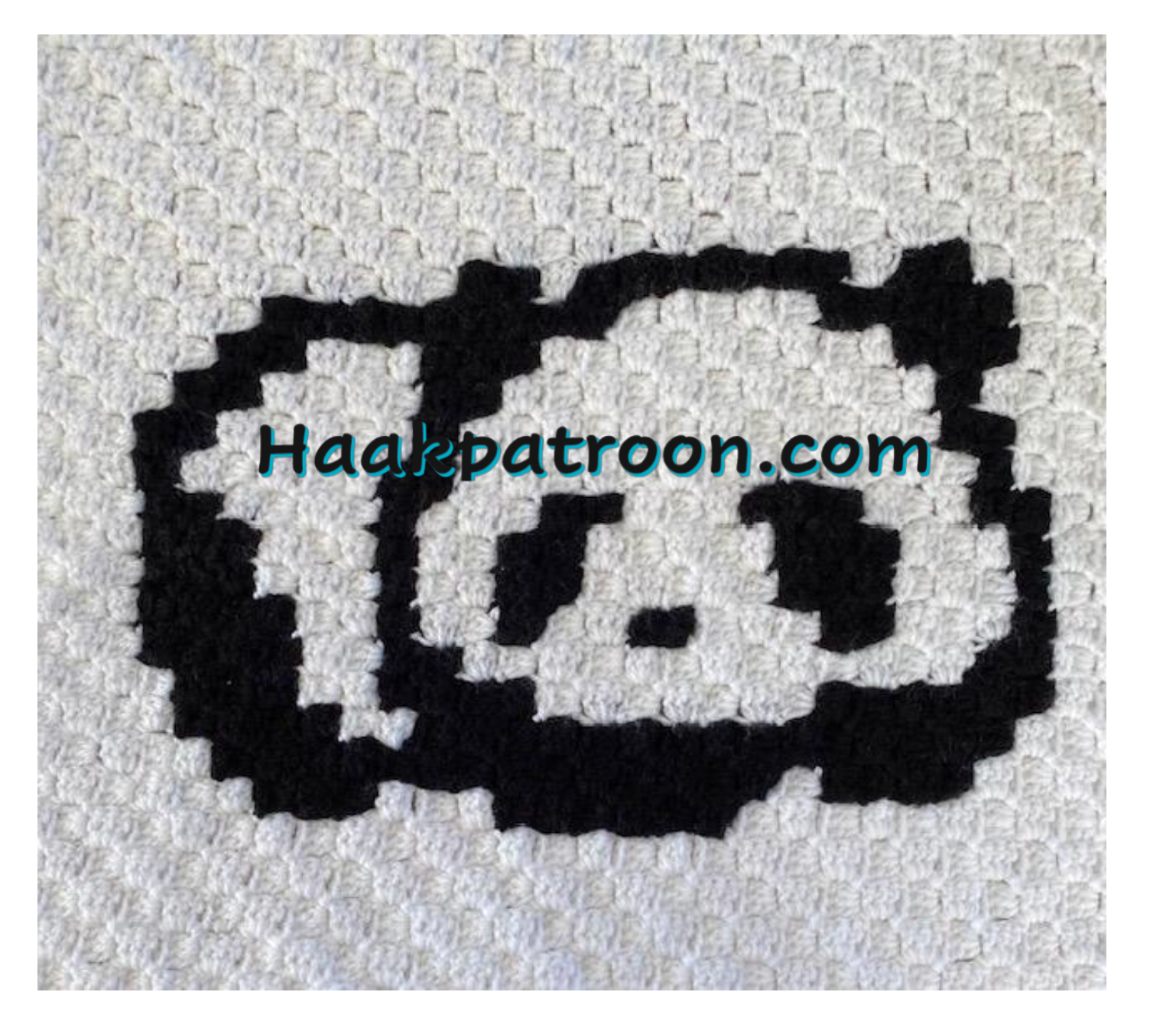 Haakpatroon Panda 2 32cm x 35cm   (L3.2)